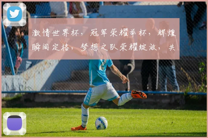 激情世界杯，冠军荣耀举杯，辉煌瞬间定格，梦想之队荣耀绽放，共庆辉煌时刻
